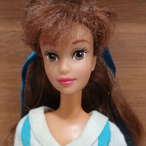 Disney's Belle Doll With Original Outfit,12in. Good Condition